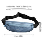Riñonera Deportiva Impermeable para Mujer - Cinturón de Running, Maratón, Ciclismo y Fitness