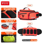 Riñonera de Pierna Impermeable para Moto y Motoristas - Bolso Lateral Ajustable