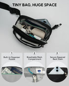 Riñonera Deportiva Unisex - Bolso Bandolera Casual y Cómodo