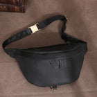 Riñonera Deportiva de Cuero Crazy Horse Vintage - Bolso Bandolera Unisex
