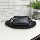 Riñonera Deportiva para Mujer: Bolso Cintura Ancha de Cuero Sintético, Bandolera Ajustable para Viajes