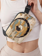 Riñonera Deportiva Ajustable con Estampado de Cielo Estrellado - Bolso Cruzado Unisex para Running