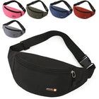 Riñonera Deportiva Impermeable Unisex - Bolsa de Cintura para Gimnasio, Running y Ciclismo