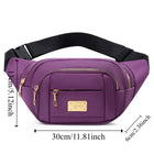 Riñonera de Cintura para Mujer - Bolso Bandolera Grande y Casual