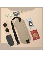 Riñonera Deportiva con Protección RFID - Fina y Antirrobo para Viajes