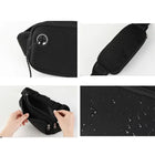 Riñonera Deportiva Negra para Teléfono - Bolsa de Cintura Ajustable