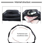 Riñonera Deportiva Hombre - Bolso Bandolera de Piel Sintética, Elegante y Moderna