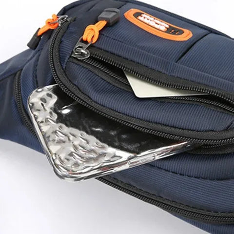 Riñonera Deportiva Impermeable de Gran Capacidad con Correa Ajustable - Bolsa Multifuncional para Hombre