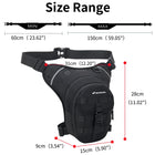 Riñonera de Pierna Impermeable para Moto y Motoristas - Bolso Lateral Resistente