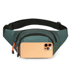 Riñonera Grande Unisex - Bolso Bandolera Casual de Cintura