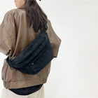 Riñonera Deportiva de Pana - Bolsa Unisex Grande para Hombre y Mujer