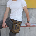 Riñonera Deportiva Retro para Hombre - Bolsa de Muslo Multiusos para Exteriores