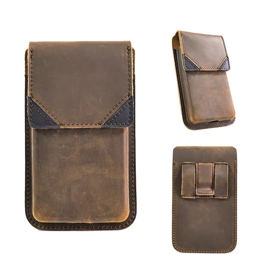 Riñonera de Cuero Genuino para Hombre - Bolso de Piel Elegante