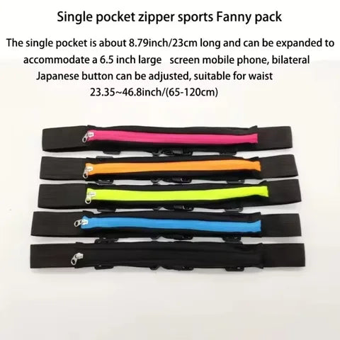 Riñonera Deportiva Bonytain Negra de Neopreno Ajustable 75-120 cm