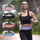 Riñonera Deportiva Impermeable para Correr - Unisex, Negra