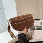 Riñonera de Cuero para Mujer - Bolso de Piel de Vestir Elegante