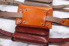 Riñonera Deportiva de Cuero Rojo - Mini Bolsa de Cintura Elegante