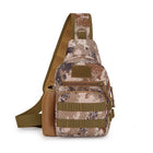 Riñonera Táctica de Nylon para Hombre - Mochila Pecho Sling para Senderismo y Caza