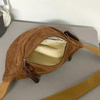 Riñonera Deportiva Mujer - Bolsa Banano Vellutada Espaciosa