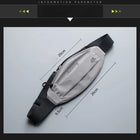 Riñonera Deportiva Impermeable Reflectante para Correr - Bolsa de Cintura para Móvil y Accesorios