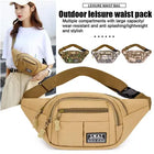 Riñonera Deportiva Camuflaje: Bolsa de Cintura Espaciosa y Multibolsillos