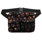 Riñonera de Enfermera para Mujer con Estampado de Patas de Perro - Bolsa Médica Personalizada para Estetoscopios, Vendas y Tijeras