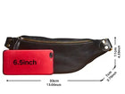 Riñonera Deportiva de Cuero Crazy Horse - Bolsa Sling Elegante