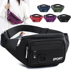 Riñonera Deportiva Impermeable de Gran Capacidad para Teléfono y Cartera