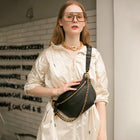 Riñonera de Cuero Genuino para Mujer - Bolso Cinturón Elegante y Versátil