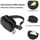 Riñonera Deportiva Unisex para Yoga, Running y Fitness - Bolsa Portátil de Cintura con Cremallera