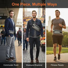 Riñonera Deportiva Antirrobo para Viajes, Impermeable y Multifuncional