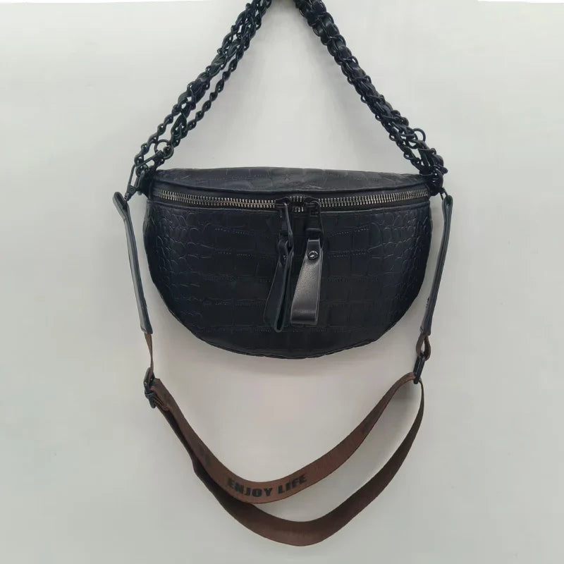 Riñonera de Cintura para Mujer - Bolso Bandolera Casual y Moderno