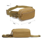 Riñonera Táctica Militar con Sistema Molle - Bolsa de Asalto Camuflaje