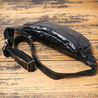 Riñonera Deportiva de Cuero Genuino - Ligera y Elegante para Hombre