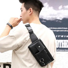 Riñonera Deportiva de Cuero para Hombre - Bolsa Multiusos para Actividades al Aire Libre