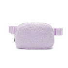 Riñonera de Invierno para Mujer: Bolso de Cintura Blanco Marfil con Correa Ajustable