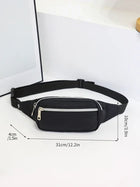 Riñonera Deportiva Grande de Oxford - Bolsa Crossbody para Hombre y Mujer