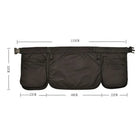 Riñonera Deportiva Grande 3 Piezas - Bolsa de Cintura Multifuncional con Múltiples Compartimentos
