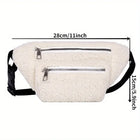 Riñonera de Pana Suave para Mujer - Bolso Cruzado de Moda Otoño Invierno