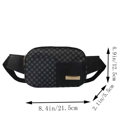 Riñonera de Cintura para Hombre - Bolso Bandolera Casual Moderno