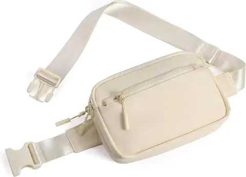Riñonera Deportiva Unisex con Correa Ajustable y Doble Cremallera - Pequeña Bandolera para Exteriores - Novedad 2025