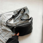 Riñonera Deportiva Unisex Negra - Bolso Bandolera Casual y Cómodo