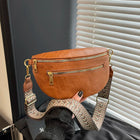 Riñonera de Cuero para Mujer - Bolso de Piel de Vestir Elegante