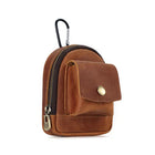 Riñonera Deportiva de Cuero Crazy Horse - Bolsa Pequeña para Cintura