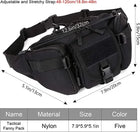 Riñonera Deportiva Impermeable para Hombre - Diseño Camuflaje, Varios Colores