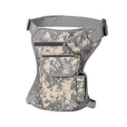 Riñonera de Pierna para Moto y Motoristas - Bolso Lateral Gris