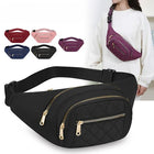 Riñonera Deportiva Oxford para Mujer - Bolsa de Cintura Multifuncional