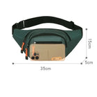 Riñonera Grande Unisex - Bolso Bandolera Casual Espacioso