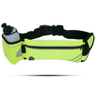 Riñonera Deportiva Impermeable con Botella y Funda para Móvil - Cinturón Running para Hombre y Mujer
