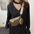 Riñonera Mujer Vintage - Bolso Bandolera Casual de Cintura